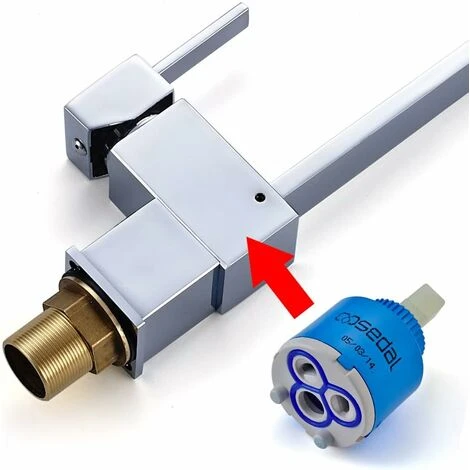 Ceramic Faucet Cartridge For Single Handle Valve Replacement 35MM 6 Ceramic Faucet Cartridge For Single Handle Valve Replacement 35MM - Image 4