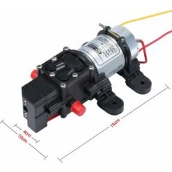 DC 12V High Pressure Diaphragm Water Pump Electric Self-Priming Pump 100psi 4L/Min For RV Caravan Boat Cleaning Washing And Garden Watering -Heating Equipment 70135540 5