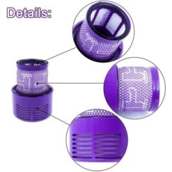 V10 Replacement Kit For Dyson V10 Cyclone, V10 Absolute, V10 Animal, V10 Total Clean, Sv12 Series, 3pcs Replacement Filter -Heating Equipment 70367688 3