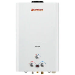 Tankless Propane Gas Hot Water Heater Portable Instant Camping Gas Shower Outdoor [Energy Class A] Camplux BW422