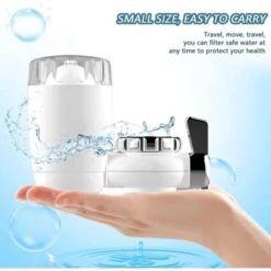 Faucet Water Filter, Tap Water Purifier, Faucet Filtration System For Kitchen, Home, Bathroom With Ultra-adsorbent Material Efficient To Remove Chlorine, Lead, Fluoride -Heating Equipment 71857472 4