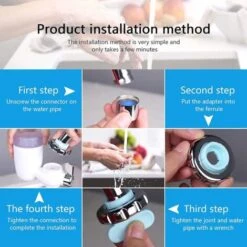 Faucet Water Filter, Tap Water Purifier, Faucet Filtration System For Kitchen, Home, Bathroom With Ultra-adsorbent Material Efficient To Remove Chlorine, Lead, Fluoride -Heating Equipment 71857472 5