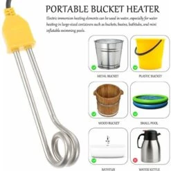 Swimming Pool Water Plug 2 Pieces Immersion Electric Heating Submersible Bucket(600W) 9 Swimming Pool Water Plug 2 Pieces Immersion Electric Heating Submersible Bucket(600W) -Heating Equipment 72371468 3