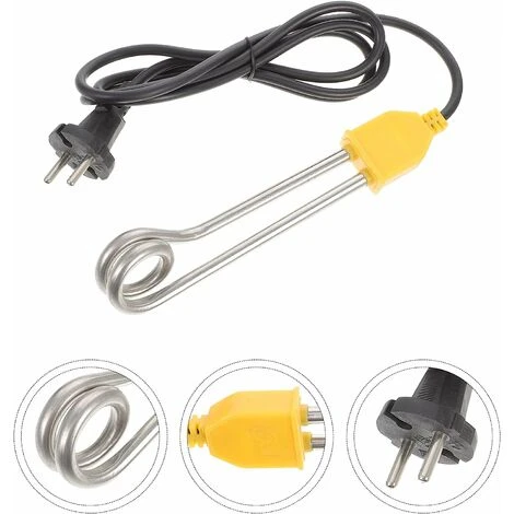 Swimming Pool Water Plug 2 Pieces Immersion Electric Heating Submersible Bucket(600W) 6 Swimming Pool Water Plug 2 Pieces Immersion Electric Heating Submersible Bucket(600W) - Image 4