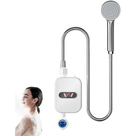 Electric Water Heater For Shower 3.5kw Led Digital Display Mini Instant 110v Hot Waterproof,EU 3 Electric Water Heater For Shower 3.5kw Led Digital Display Mini Instant 110v Hot Waterproof,EU