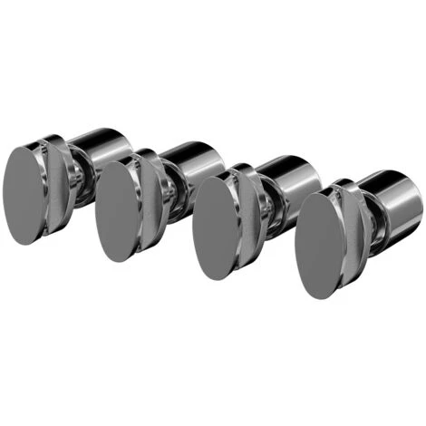 Boone Set Of 4 Chrome Horizontal Radiator Brackets 3 Boone Set Of 4 Chrome Horizontal Radiator Brackets