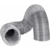 150mm Flexible Double Aluminum Drain Hose For Bathroom Kitchen Tumble Dryer - 2m -Heating Equipment 78700743 1