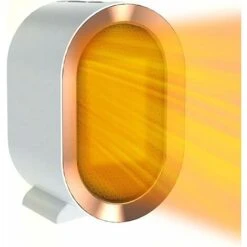 Bathroom Fan Heater PTC 1200W Ceramic Electric Heater Fan Heater Booster Heater Multiple Protection Safety Thermostat Rear Handle