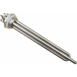 12V 300W Immersion Heater Submersible Water Heater Element Stainless Steel Heating Element With 1 Inch NPSM Fitting Double U Type