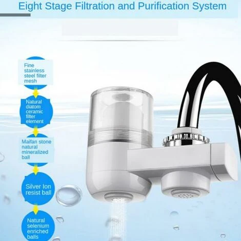 Faucet Water Filter Tap Water Purifier 8 Layer Purification Remove Lead Flouride 7 Faucet Water Filter Tap Water Purifier 8 Layer Purification Remove Lead Flouride - Image 5