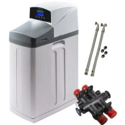 Monarch SE-11 Plumbsoft Electric Water Softener + Installation Kit - 1-5 Family