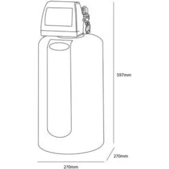 Monarch SOF3000HE28 Compact Electric Water Softener Separate Tank + 1 Hoses 11 Monarch SOF3000HE28 Compact Electric Water Softener Separate Tank + 1 Hoses -Heating Equipment 81609415 5