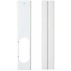 Window Kit Plate -Betterlife Adjustable Window Seal Portable Air Conditioner Window Slide Kit Sealing Plate With Exhaust Pipe For Mobile Air Conditioning（2 Pcs，55cm10cm）