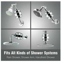 The Shower Filter Purifies And Softens The Water - Anti-limestone - Replaceable Filter Cartridge In 15 Stages With Vitamin C - Ideal For Improving The Purification Of The Body By Moisturizing The Skin -Heating Equipment 86204289 3