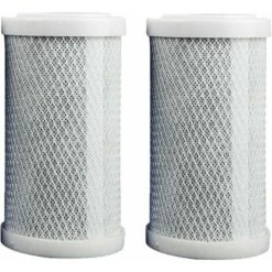 2 X 5 Inch Home Purification Filter Cartridges, Activated Carbon Coconut Shell Purifier Filter Cartridge, For 5 Inch Reverse Osmosis Water Filter