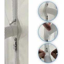 Sliding Door Seal For Mobile Air Conditioner And Dryer, 90x210 CM - Works With All Mobile Air Conditioning Units, Easy Installation, No Drilling -Heating Equipment 87608338 4