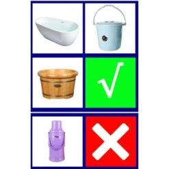 Portable 2500W Electric Immersion Water Heater For Bucket Bathtub -Heating Equipment 87614002 3