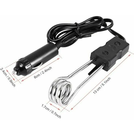 24V Immersion Heater Portable Energy Saving Electric Water Heater Instant Immersion Heater Travel Camping Spade Trolley Boiling Water Tool 6 24V Immersion Heater Portable Energy Saving Electric Water Heater Instant Immersion Heater Travel Camping Spade Trolley Boiling Water Tool - Image 4
