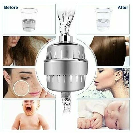 Shower Filters, Waterproof Shower Filters - Filters Chloramines, Fluoride And Heavy Metals, Shower Filters With Replaceable Elements - Soften Hard Water, Protect Skin And Hair 7 Shower Filters, Waterproof Shower Filters - Filters Chloramines, Fluoride And Heavy Metals, Shower Filters With Replaceable Elements - Soften Hard Water, Protect Skin And Hair - Image 5