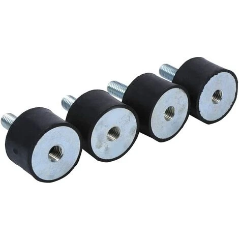 4x M8 Rubber Mounts Anti-Vibration Dampers Silentblock Bobbins(VD3020 M823) 3 4x M8 Rubber Mounts Anti-Vibration Dampers Silentblock Bobbins(VD3020 M823)