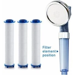 FILTER Shower Head 6 PP Cotton Filters, PP Cotton Filter Element For Hand Shower And Ionic Filter, For Rain Shower Head -Heating Equipment 88296944 5