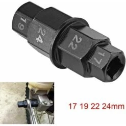 Motorcycle Front Wheel 1Pc 17 19 22 Adapter Key Socket Disassembly Mounting Motorcycle Front Wheel Axle 24mm -Heating Equipment 88617048 5
