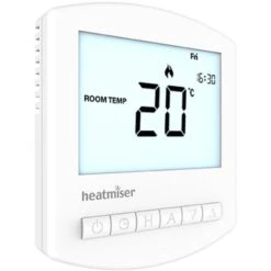UNDERFLOOR HEATING HEATMISER SLIMLINE WIRELESS HARD WIRED THERMOSTAT AND RECEIVER