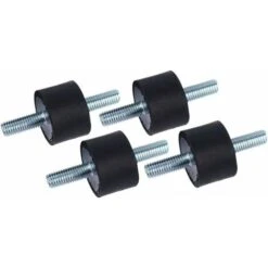 LITZEE 4 Pcs M8 Vibration Isolator Rubber Mounts 30 X 20 Vibration Mounts Rubber Vibration Isolator With Screws 9 LITZEE 4 Pcs M8 Vibration Isolator Rubber Mounts 30 X 20 Vibration Mounts Rubber Vibration Isolator With Screws -Heating Equipment 90319700 4