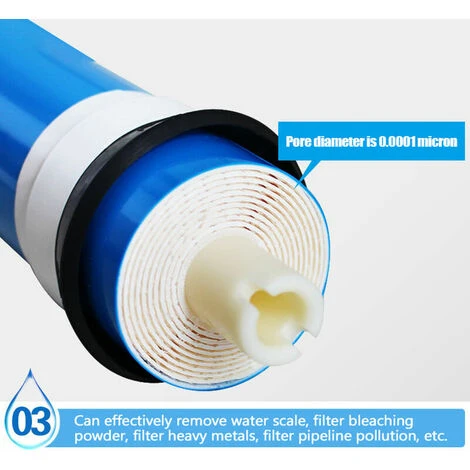 RO Water Reverse Osmosis System Universal Membrane Compatible Water Filter Drinking Water Purifier 50G 6 RO Water Reverse Osmosis System Universal Membrane Compatible Water Filter Drinking Water Purifier 50G - Image 4