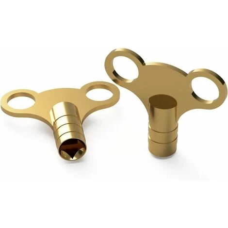 Solid Brass Radiator Key - Radiator Exhaust Exhaust Key - Radiator Valve Key- 2 Pack 3 Solid Brass Radiator Key - Radiator Exhaust Exhaust Key - Radiator Valve Key- 2 Pack