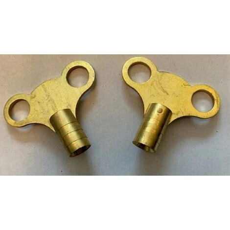 Solid Brass Radiator Key - Radiator Exhaust Exhaust Key - Radiator Valve Key- 2 Pack 4 Solid Brass Radiator Key - Radiator Exhaust Exhaust Key - Radiator Valve Key- 2 Pack - Image 2