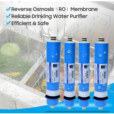 Ro Water Reverse Osmosis Membrane Universal Compatible Compatible System Drinking Water Filter Drinking Water Purifier 50G 4 Ro Water Reverse Osmosis Membrane Universal Compatible Compatible System Drinking Water Filter Drinking Water Purifier 50G - Image 2