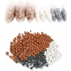 Mineral Balls, 9 Packs Shower Head Anti Limestone Replacement, Mineral Shower Balls, Negative Ions Mineral Shower Balls