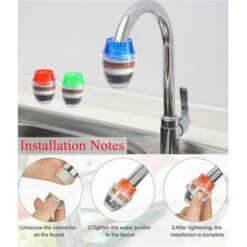 Faucet Mount Filters,Faucet Water Filter Purifier Kitchen Tap Filtration Activated Carbon -Heating Equipment 91839117 5