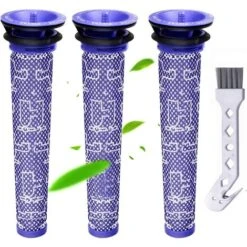 Filters Dyson, Replacement Filters Dyson DC58 DC59 DC61 DC62 DC74 V6 V7 V8, Filters Hybrid Standard 3 Packs (V6)