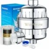 Shower Filter Replaceable Filter Cartridge Prevents Dry Hair And Skin Remove Chlorine Metal -Heating Equipment 93458041 1