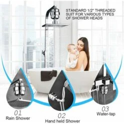 Shower Filter Replaceable Filter Cartridge Prevents Dry Hair And Skin Remove Chlorine Metal -Heating Equipment 93458041 5
