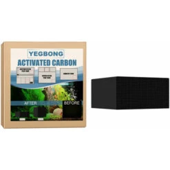 Activated Carbon Industrial Waste Gas Treatment Spray Booth Deodorant Purification Rectangle (10105cm)