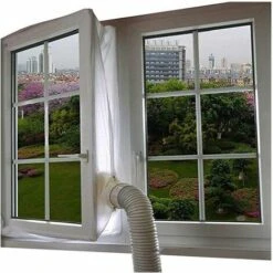 Portable Window Seal For Mobile Air Conditioner Units Universal Window Sealing Cloth For Mobile Air Conditioner Unit And Tumble Dryer-300cm -Heating Equipment 94196872 4
