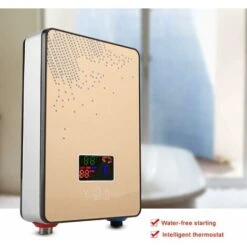 Chauffe-eau Instantané, Chauffe-eau électrique Instantané 220 V 6500 W Avec Pommeau De Douche, Chauffe-eau à Température Constante Et Basse Pression Pour Le Démarrage De La Salle De Bain à La Maison -Heating Equipment 95075175 4