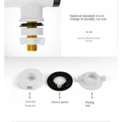 3000W Electric Hot Water Faucet With Quick Heating Adjustable Water Temperature From 30C To 60C Instantaneous Without Tank For The Kitchen -Heating Equipment 95484483 5