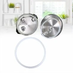 1 PCS Silicone Sealing Ring Accessory Compatible With Instant Pot 5/6 Qt, 8Qt Pressure Tool Silicone Gasket Accessories Rubber Sealer Replacement (6Qt White) -Heating Equipment 95534146 3