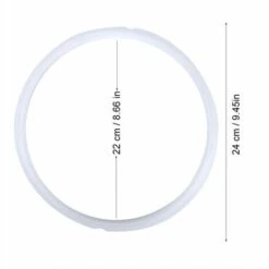 1 PCS Silicone Sealing Ring Accessory Compatible With Instant Pot 5/6 Qt, 8Qt Pressure Tool Silicone Gasket Accessories Rubber Sealer Replacement (6Qt White) -Heating Equipment 95534146 5