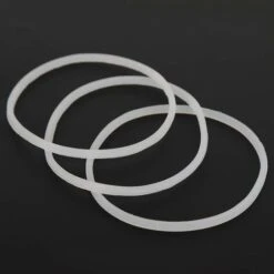 3Pcs Seal Ring, Flexible O-Ring Replacement Gaskets Rubber Blender Sealing Ring For Magic Bullet Flat/Cross Blade White 250W (3Pcs)