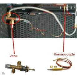 600mm Used On Universal Bbq Gas Thermocouple Grill Or Fire Pit Heater M8X1 End Cap And Head End -Heating Equipment 95648478 3
