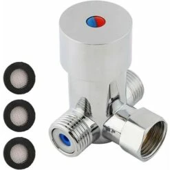 Automatic Thermostatic Faucet Connections G1/2 Valve Hot And Cold Water Mixing Valve 10 Automatic Thermostatic Faucet Connections G1/2 Valve Hot And Cold Water Mixing Valve -Heating Equipment 95657260 4