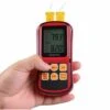 GTA Thermocouple Dual Channel Digital Thermometer With LCD Backlight For K/J/T/E/R/S/N Thermocouple -Heating Equipment 95721314 1
