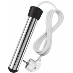 1500W Immersion Heater Portable Electric Water Heater With Stainless Steel Guard For Inflatable Tub Bucket Pool