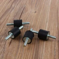 LITZEE 4pcs Anti-vibration Rubber Isolator Mount Anti-vibration Isolator Brackets M6 20 X 20 Mounts Damper With Screws -Heating Equipment 96304806 4