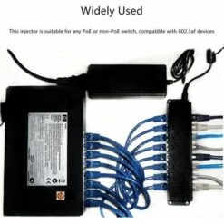 Port Power Over Ethernet POE-8-ENC Injector IEEE 802.3af Compliant Passive Midspan Multiport 10/100 Speed, 1256V Supply Compatible, (FBA-POE-8-ENC) -Heating Equipment 97101634 3